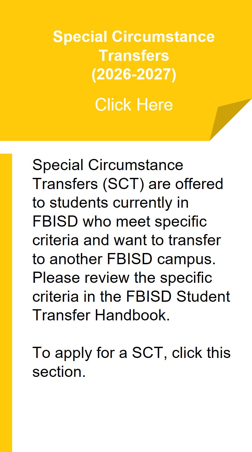 Special Circumstance Transfers Requests 2027